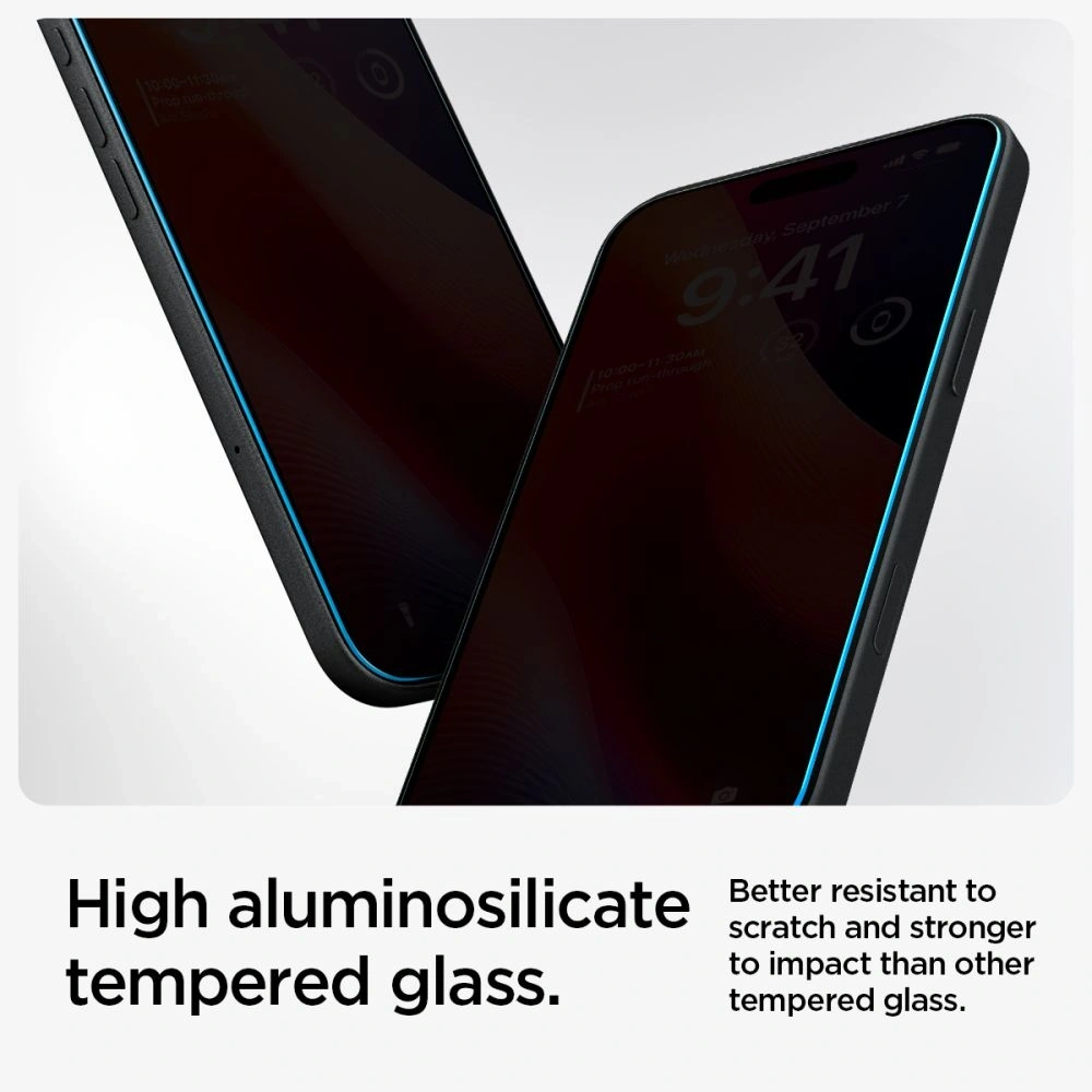 Wholesale Spigen GLAS.tR ez Fit Apple iPhone 15 / 16 Privacy [2 PACK] - SPN3076 - {ean13} - Hurt