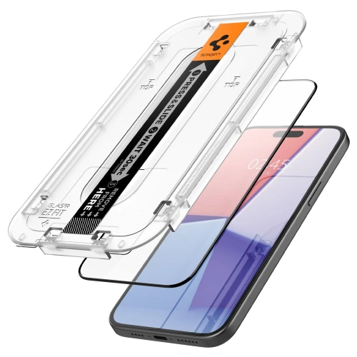 Szkło hartowane Spigen GLAS.tR ez Fit FC Apple iPhone 15 Plus / 14 Plus Black