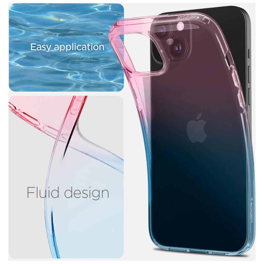 Hurtownia GSM - Etui Spigen Liquid Crystal Apple iPhone 15 Gradáció Rózsaszín - SPN3082 - {ean13} - Hurt