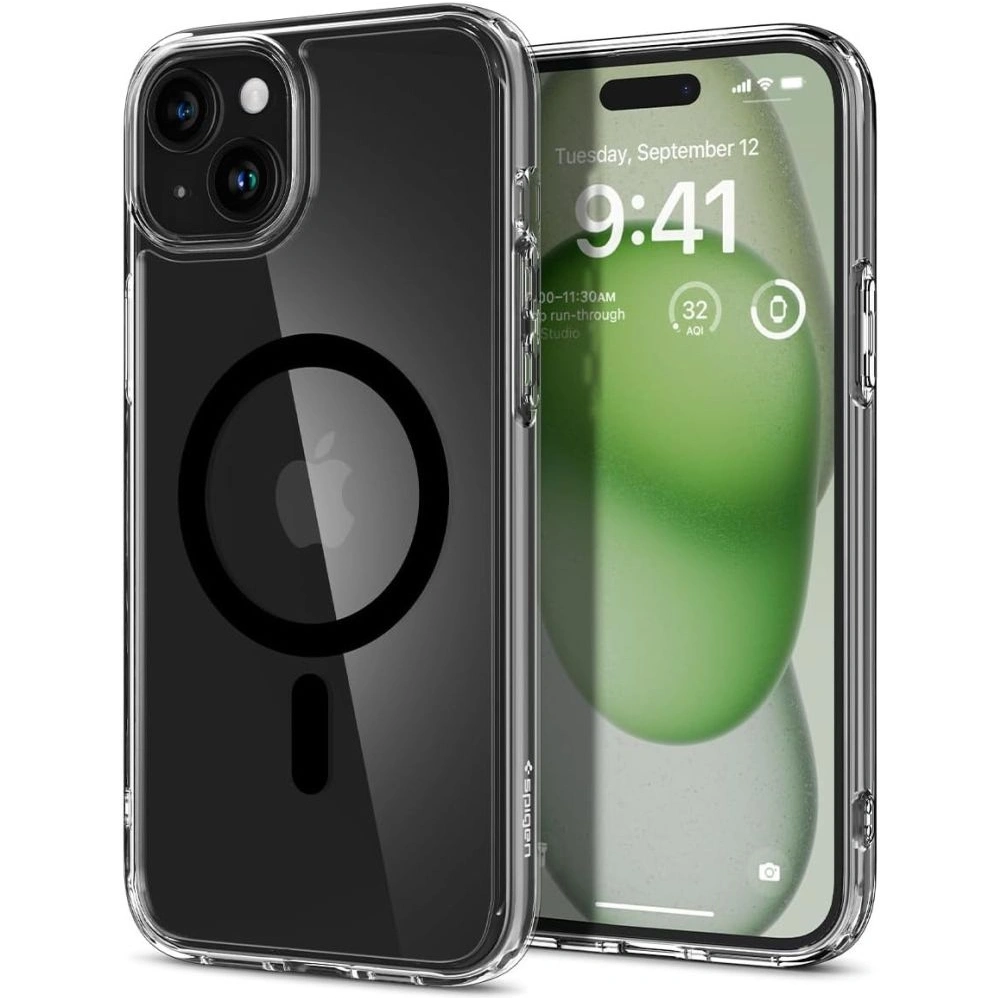 Hurtownia GSM - Case Spigen Ultra Hybrid Mag MagSafe Apple iPhone 15 Plus / 14 Plus Schwarz - SPN3084 - {ean13} - Hurt