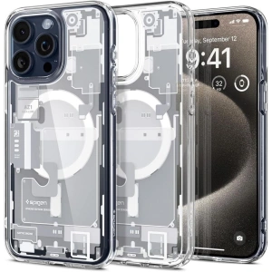Wholesale Spigen Ultra Hybrid Mag MagSafe Apple iPhone 15 Pro Max Zero One White - SPN3085 - {ean13} - Hurt