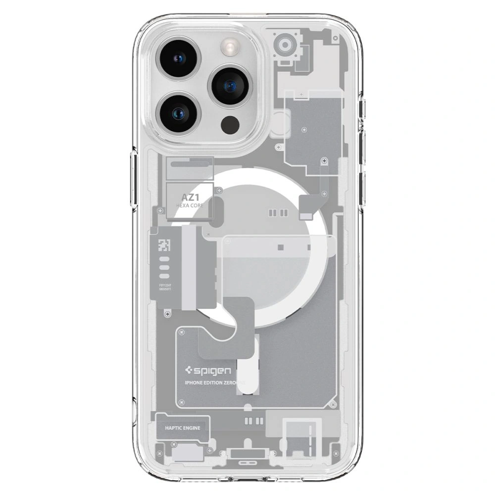 Wholesale Spigen Ultra Hybrid Mag MagSafe Apple iPhone 15 Pro Max Zero One White - SPN3085 - {ean13} - Hurt