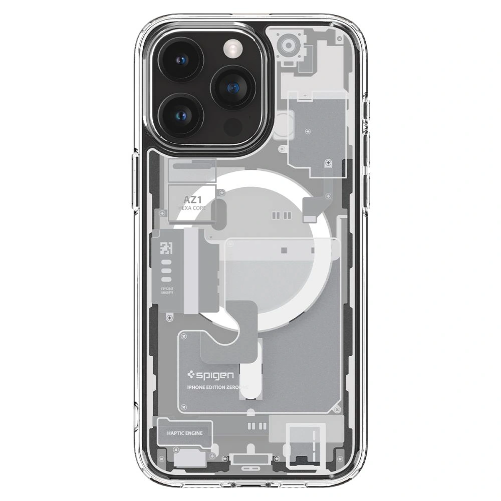Wholesale Spigen Ultra Hybrid Mag MagSafe Apple iPhone 15 Pro Max Zero One White - SPN3085 - {ean13} - Hurt