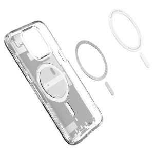 Wholesale Spigen Ultra Hybrid Mag MagSafe Apple iPhone 15 Pro Max Zero One White - SPN3085 - {ean13} - Hurt