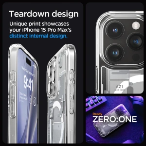 Wholesale Spigen Ultra Hybrid Mag MagSafe Apple iPhone 15 Pro Max Zero One White - SPN3085 - {ean13} - Hurt