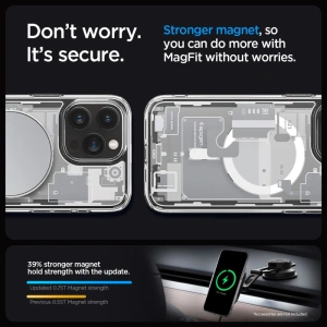 Wholesale Spigen Ultra Hybrid Mag MagSafe Apple iPhone 15 Pro Max Zero One White - SPN3085 - {ean13} - Hurt