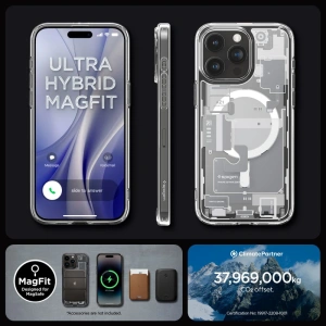 Wholesale Spigen Ultra Hybrid Mag MagSafe Apple iPhone 15 Pro Max Zero One White - SPN3085 - {ean13} - Hurt