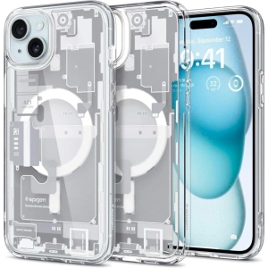 Etui Spigen Ultra Hybrid Mag MagSafe Apple iPhone 15 Plus / 14 Plus Zero One White