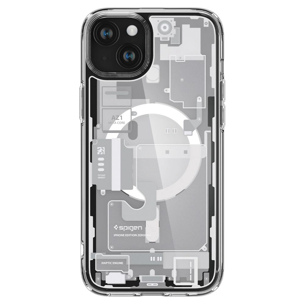 Hurtownia GSM - Etui Spigen Ultra Hybrid Mag MagSafe Apple iPhone 15 Plus / 14 Plus Zero One White - SPN3086 - {ean13} - Hurt