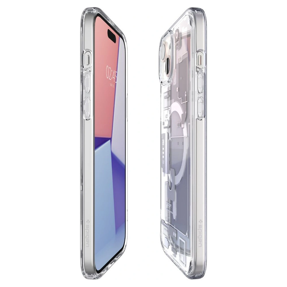Hurtownia GSM - Case Spigen Ultra Hybrid Mag MagSafe Apple iPhone 15 Plus / 14 Plus Zero One Weiß - SPN3086 - {ean13} - Hurt