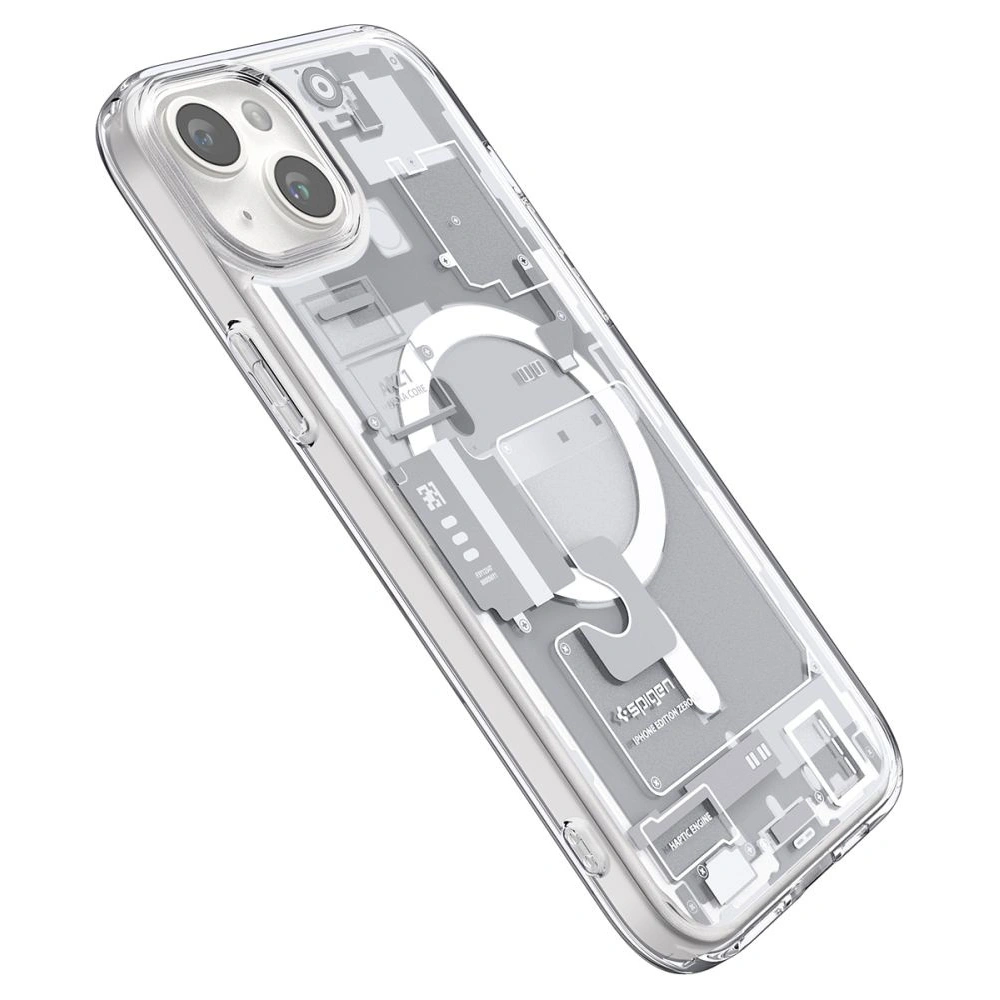 Hurtownia GSM - Case Spigen Ultra Hybrid Mag MagSafe Apple iPhone 15 Plus / 14 Plus Zero One Weiß - SPN3086 - {ean13} - Hurt