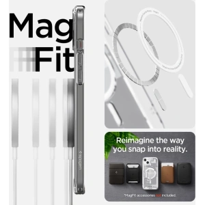 Etui Spigen Ultra Hybrid Mag MagSafe Apple iPhone 15 Plus / 14 Plus Zero One White