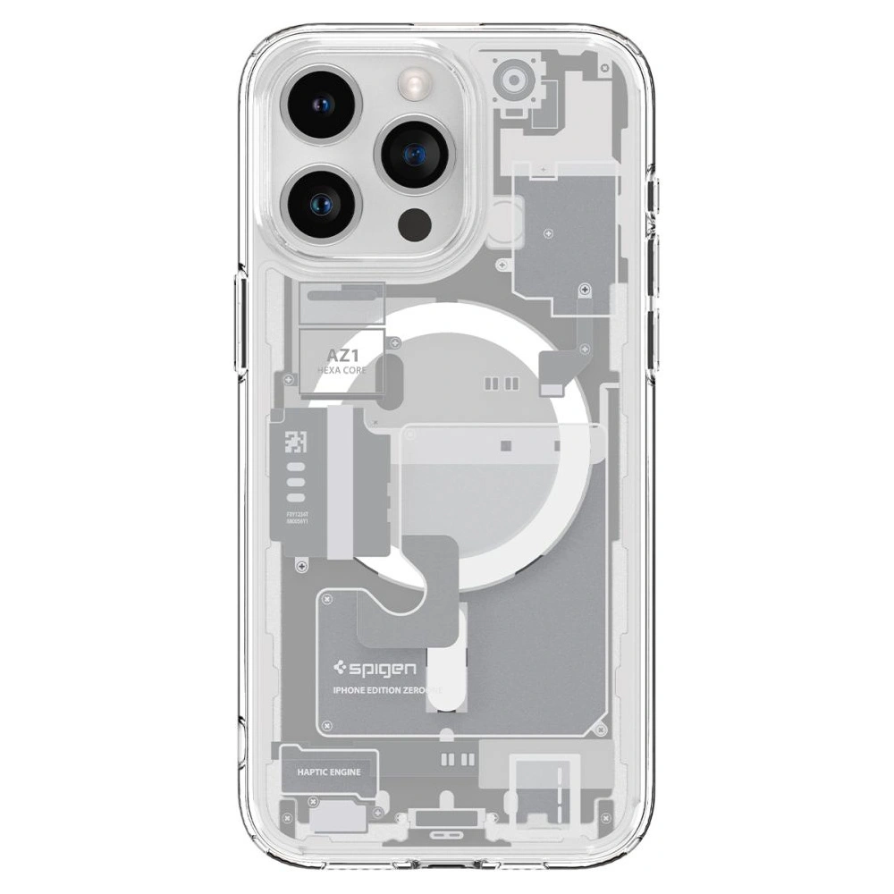 Wholesale Spigen Ultra Hybrid Mag MagSafe Apple iPhone 15 Pro Zero One White - SPN3087 - {ean13} - Hurt