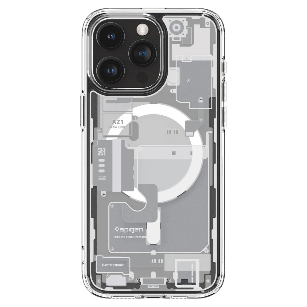 Wholesale Spigen Ultra Hybrid Mag MagSafe Apple iPhone 15 Pro Zero One White - SPN3087 - {ean13} - Hurt