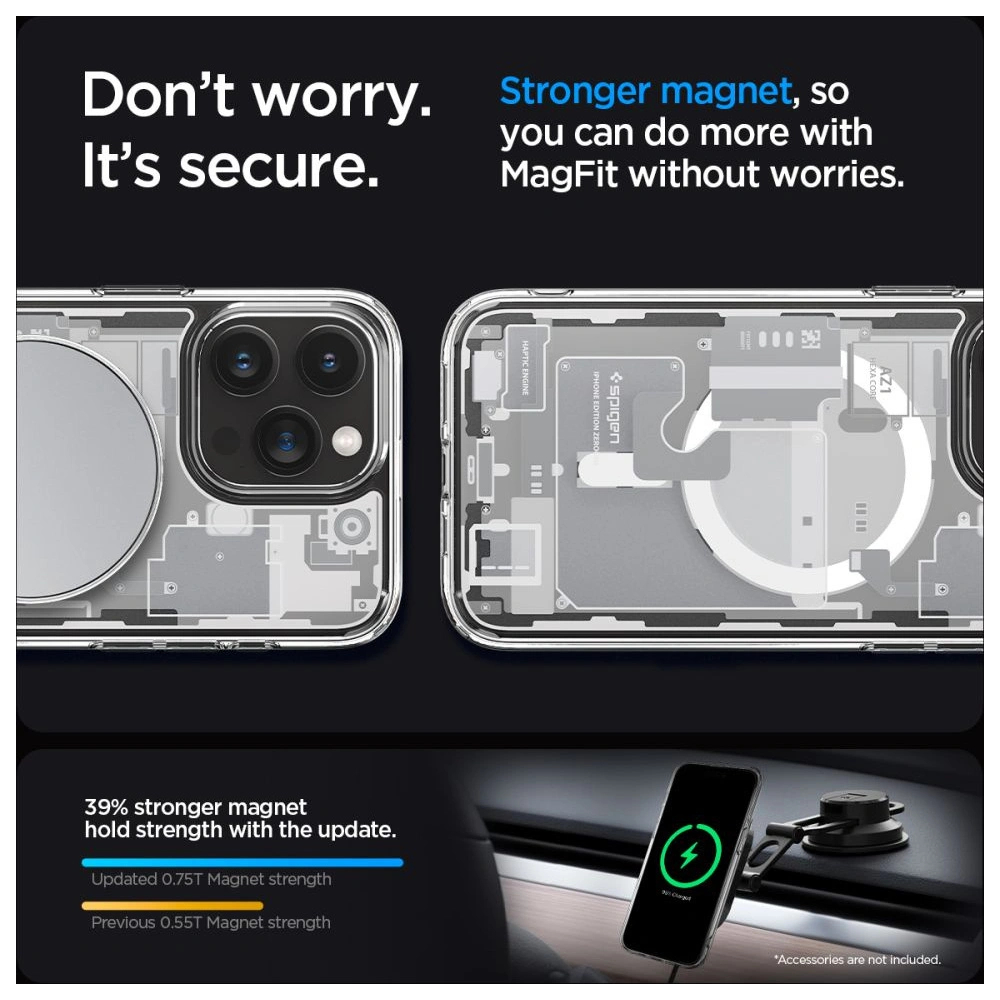 Wholesale Spigen Ultra Hybrid Mag MagSafe Apple iPhone 15 Pro Zero One White - SPN3087 - {ean13} - Hurt