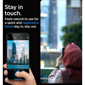 Szkło hartowane Spigen GLAS.tR ez Fit Apple iPhone 15 Plus / 14 Plus Privacy