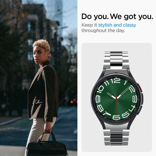 Pasek Spigen Modern Fit Band Samsung Galaxy Watch 6 Classic 47mm Silver