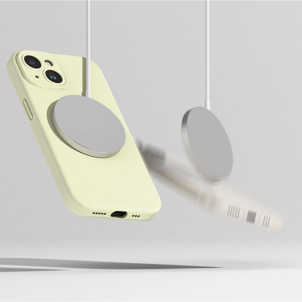 Hurtownia GSM - Etui Ringke Silicone Magnetic MagSafe Apple iPhone 15 Sluneční Limetka - RGK1864 - {ean13} - Hurt