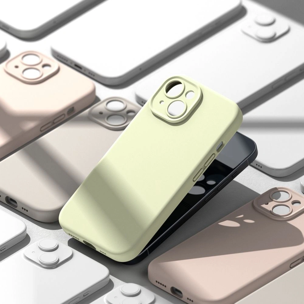 Hurtownia GSM - Etui Ringke Silicone Magnetic MagSafe Apple iPhone 15 Sluneční Limetka - RGK1864 - {ean13} - Hurt