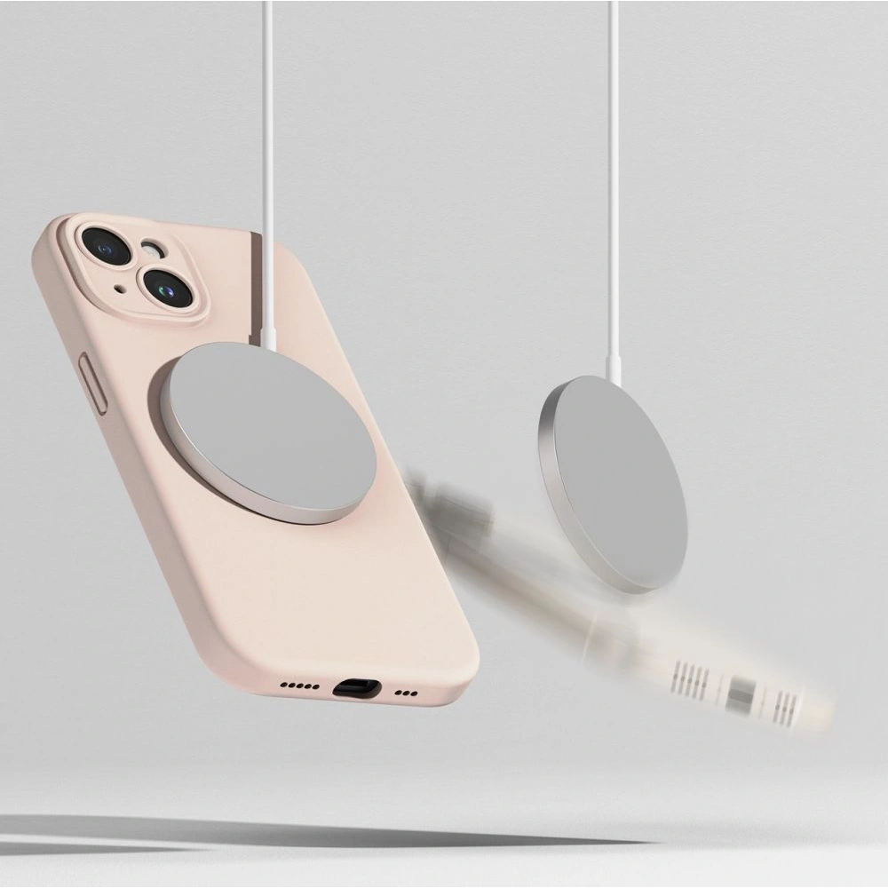 Hurtownia GSM - Etui Ringke Szilikon Magnetic MagSafe Apple iPhone 15 Rózsaszín Homok - RGK1865 - {ean13} - Hurt