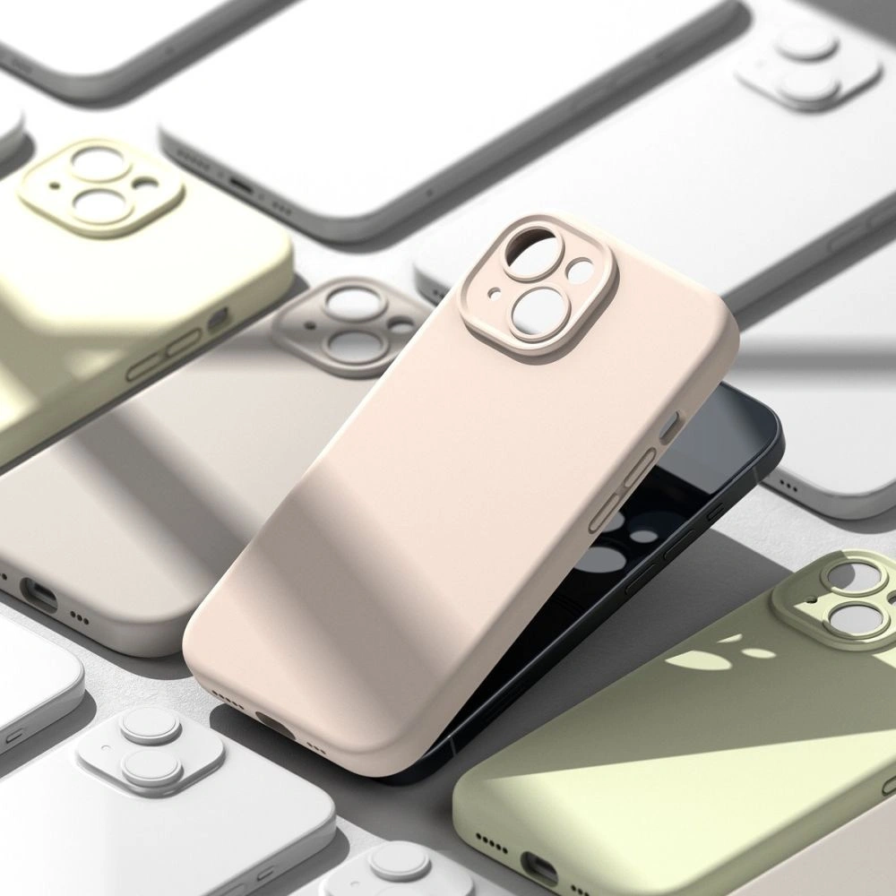 Hurtownia GSM - Etui Ringke Silicone Magnetic MagSafe Apple iPhone 15 Růžový písek - RGK1865 - {ean13} - Hurt