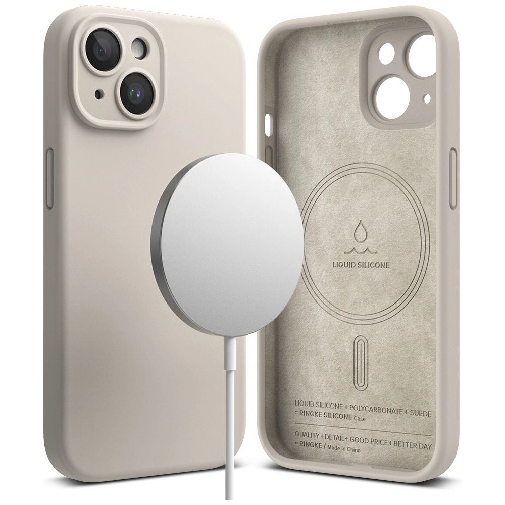 Hurtownia GSM - Case Ringke Silikon Magnetisch MagSafe Apple iPhone 15 Stein - RGK1866 - {ean13} - Hurt