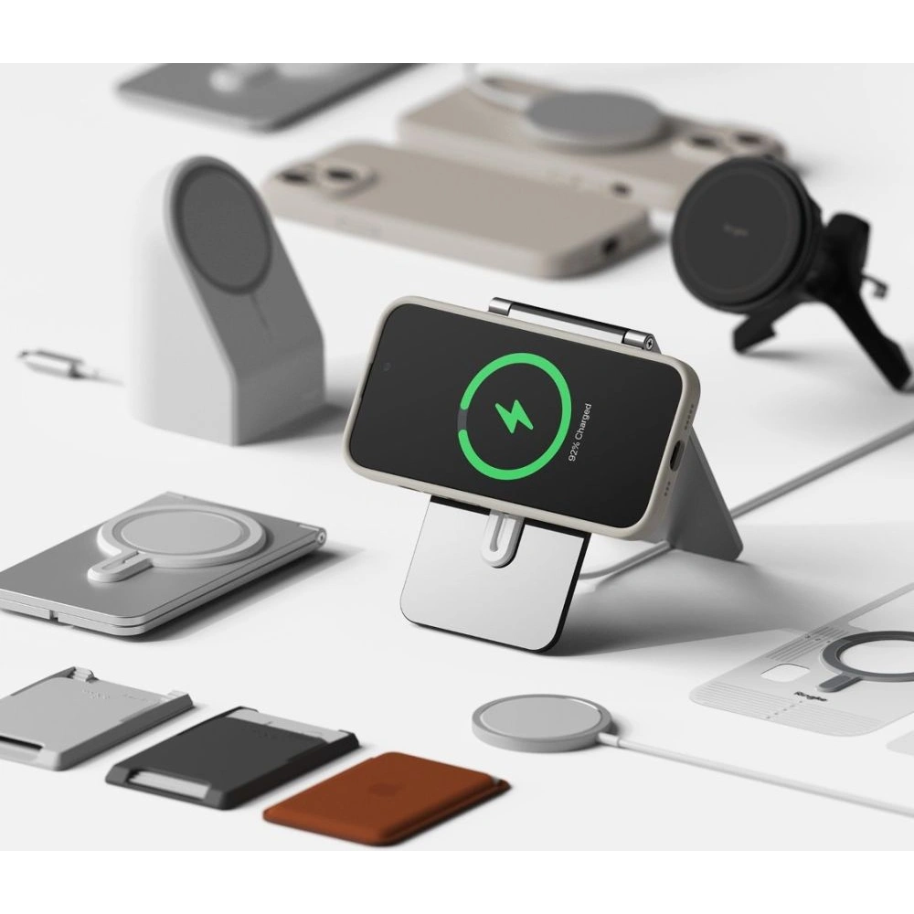 Hurtownia GSM - Etui Ringke Silicon Magnetic MagSafe Apple iPhone 15 Stone - RGK1866 - {ean13} - Hurt