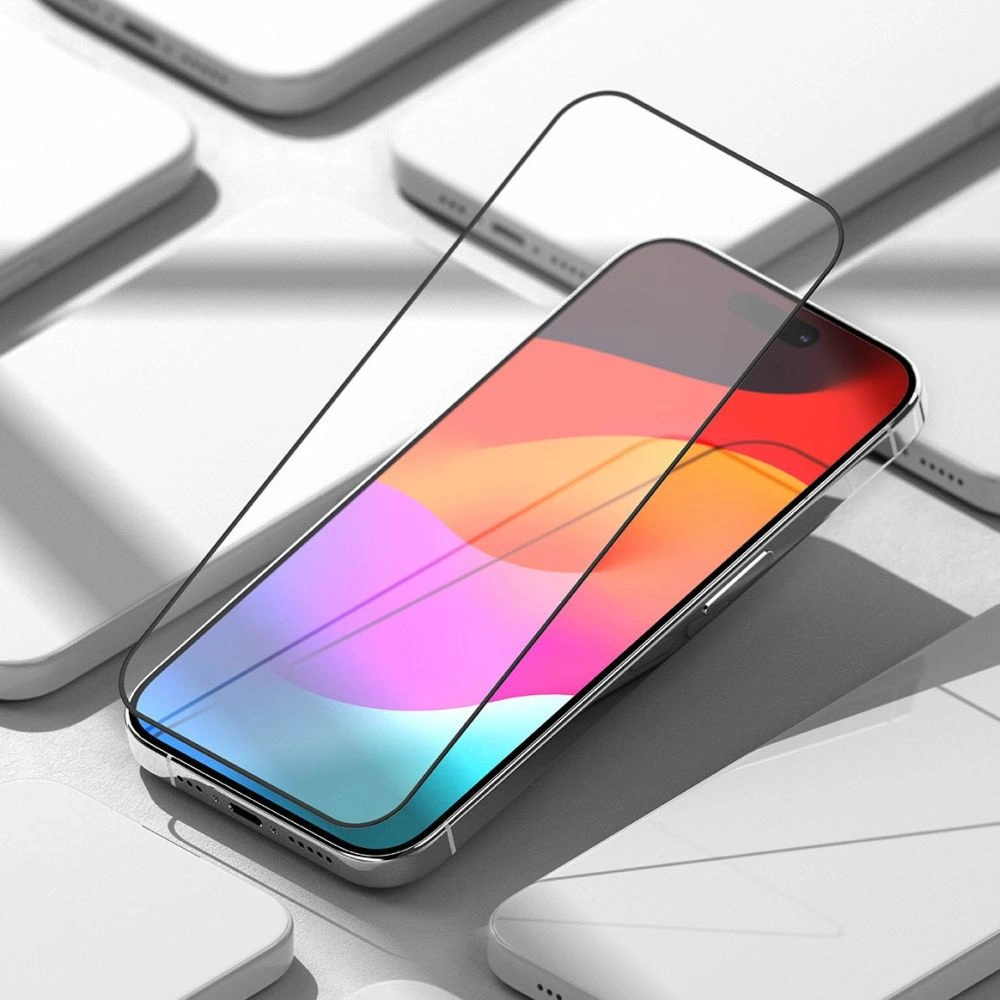 Hurtownia GSM - Gehärtetes Glas Ringke für Apple iPhone 15 Pro Max Schwarz - RGK1867 - {ean13} - Hurt