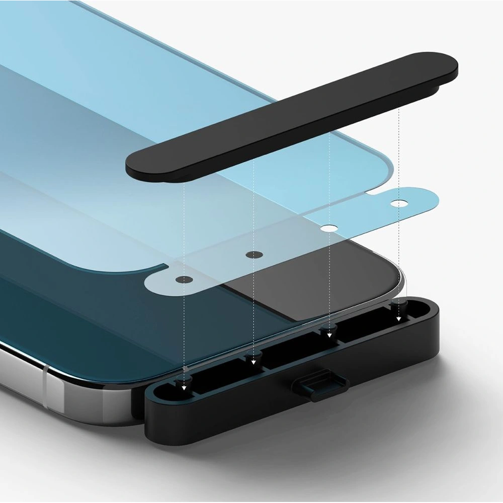 Hurtownia GSM - Szkło hartowane Ringke Tempered Glass Apple iPhone 15 Pro Max Black - RGK1867 - {ean13} - Hurt