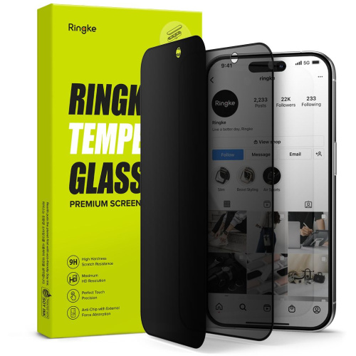 Ringke Distributor - 8809919307208 - RGK1868 - Ringke Tempered Glass Apple iPhone 15 Pro Max Privacy - B2B homescreen