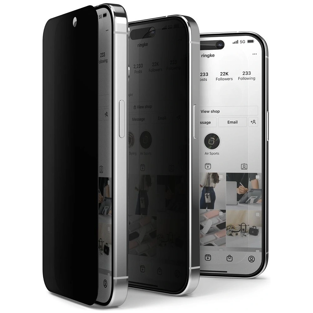 Hurtownia GSM - Gehärtetes Glas Ringke Tempered Glass Apple iPhone 15 Pro Max Privacy - RGK1868 - {ean13} - Hurt