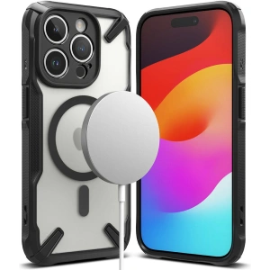 Etui Ringke Fusion-X Magnetic MagSafe Apple iPhone 15 Pro Max Matt Fekete