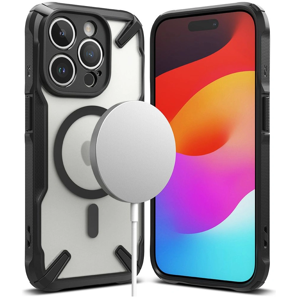 Hurtownia GSM - Etui Ringke Fusion-X Magnetic MagSafe Apple iPhone 15 Pro Max Matte Black - RGK1873 - {ean13} - Hurt