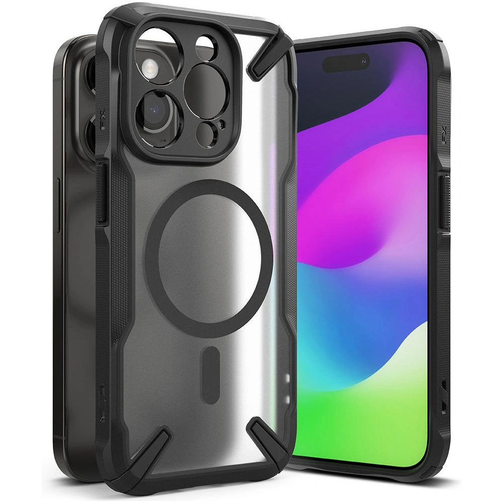 Hurtownia GSM - Etui Ringke Fusion-X Magnetic MagSafe Apple iPhone 15 Pro Max Matte Black - RGK1873 - {ean13} - Hurt