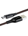 Hurtownia GSM - Kabel USB-C z diodą LED Baseus C-shaped QC 3.0 1m (czarny) - BSU376BLK - {ean13} - Hurt