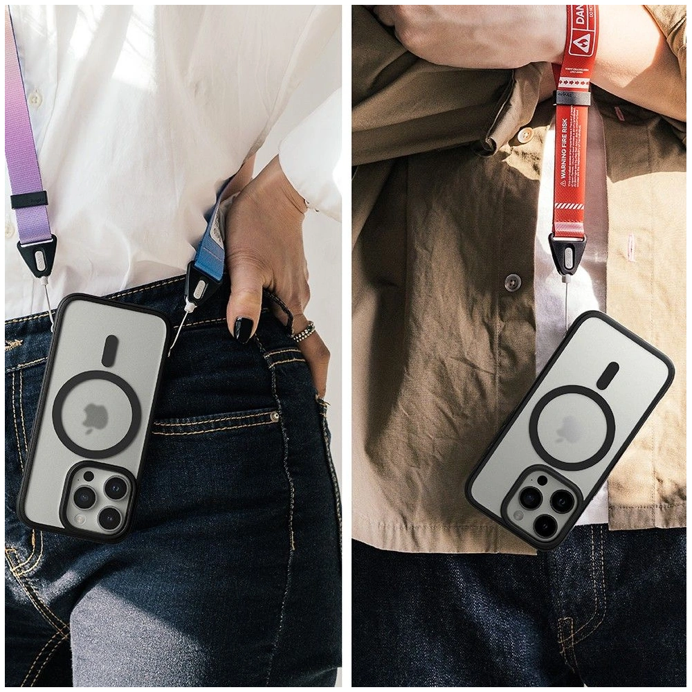 Hurtownia GSM - Etui Ringke Fusion Bold Magnetic MagSafe Apple iPhone 15 Pro Max Matná Černá - RGK1875 - {ean13} - Hurt