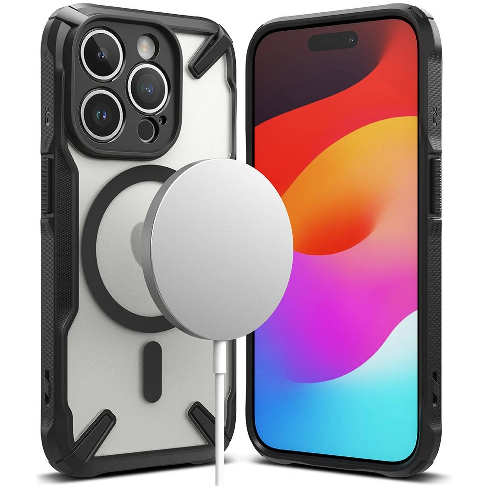 Wholesale Ringke Fusion-X Magnetic MagSafe Apple iPhone 15 Pro Matte Black - RGK1876 - {ean13} - Hurt