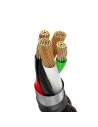Hurtownia GSM - Kabel USB-C s LED diodou Baseus C-shaped QC 3.0 1m (černý) - BSU376BLK - {ean13} - Hurt