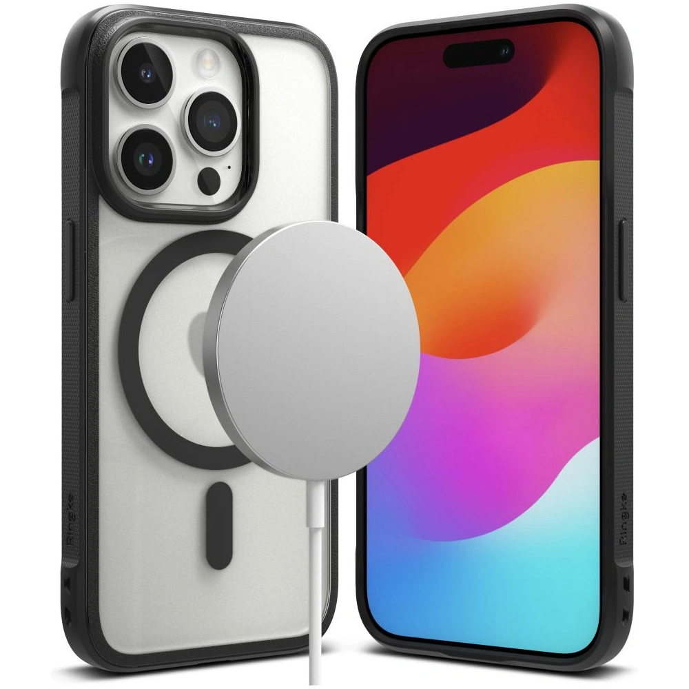 Hurtownia GSM - Etui Ringke Fusion Bold Magnetic MagSafe Apple iPhone 15 Pro Matt Fekete - RGK1878 - {ean13} - Hurt