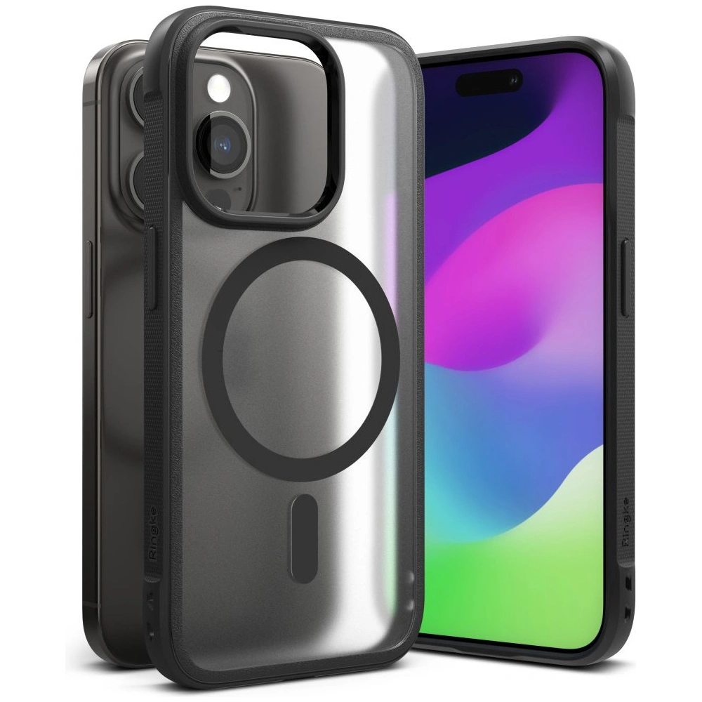 Hurtownia GSM - Etui Ringke Fusion Bold Magnetic MagSafe Apple iPhone 15 Pro Matt Fekete - RGK1878 - {ean13} - Hurt