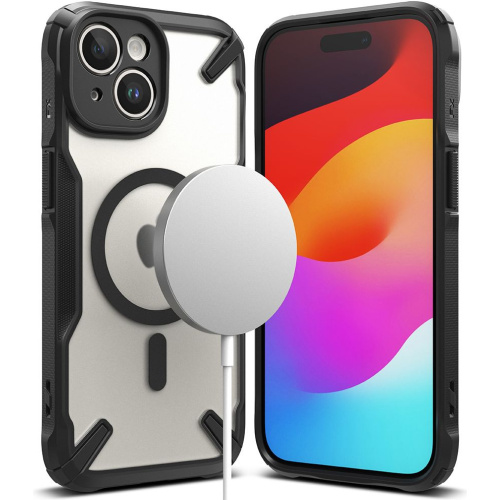 Hurtownia Ringke - 8809919308441 - RGK1879 - Etui Ringke Fusion-X Magnetic MagSafe Apple iPhone 15 Plus / 14 Plus Matte Black - B2B homescreen