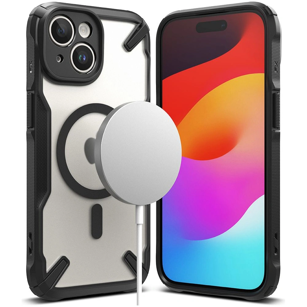 Wholesale Ringke Fusion-X Magnetic MagSafe Apple iPhone 15 Plus / 14 Plus Matte Black - RGK1879 - {ean13} - Hurt