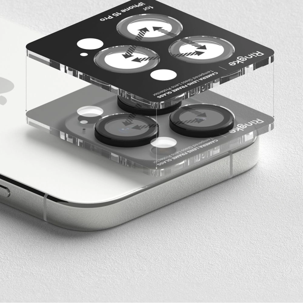 Hurtownia GSM - Nakládka Ringke Kamera Keret Védő Apple iPhone 15 Pro Max Fekete - RGK1885 - {ean13} - Hurt