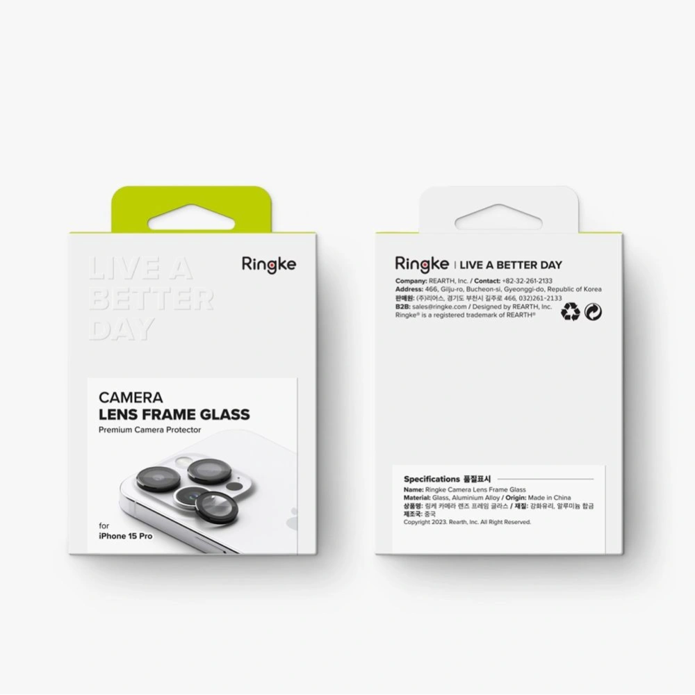 Hurtownia GSM - Nakládka Ringke Kamera Keret Védő Apple iPhone 15 Pro Max Fekete - RGK1885 - {ean13} - Hurt