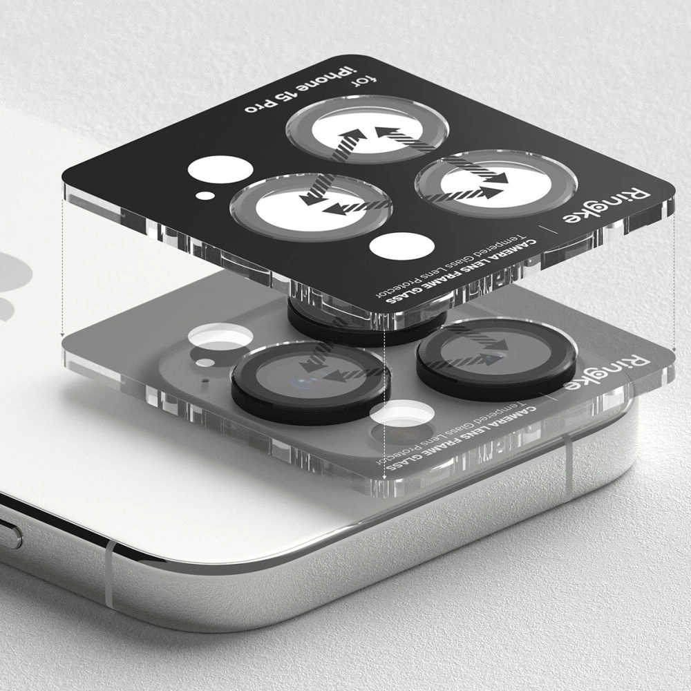 Hurtownia GSM - Nakládka Ringke Camera Frame Protector Apple iPhone 15 Pro Černá - RGK1886 - {ean13} - Hurt