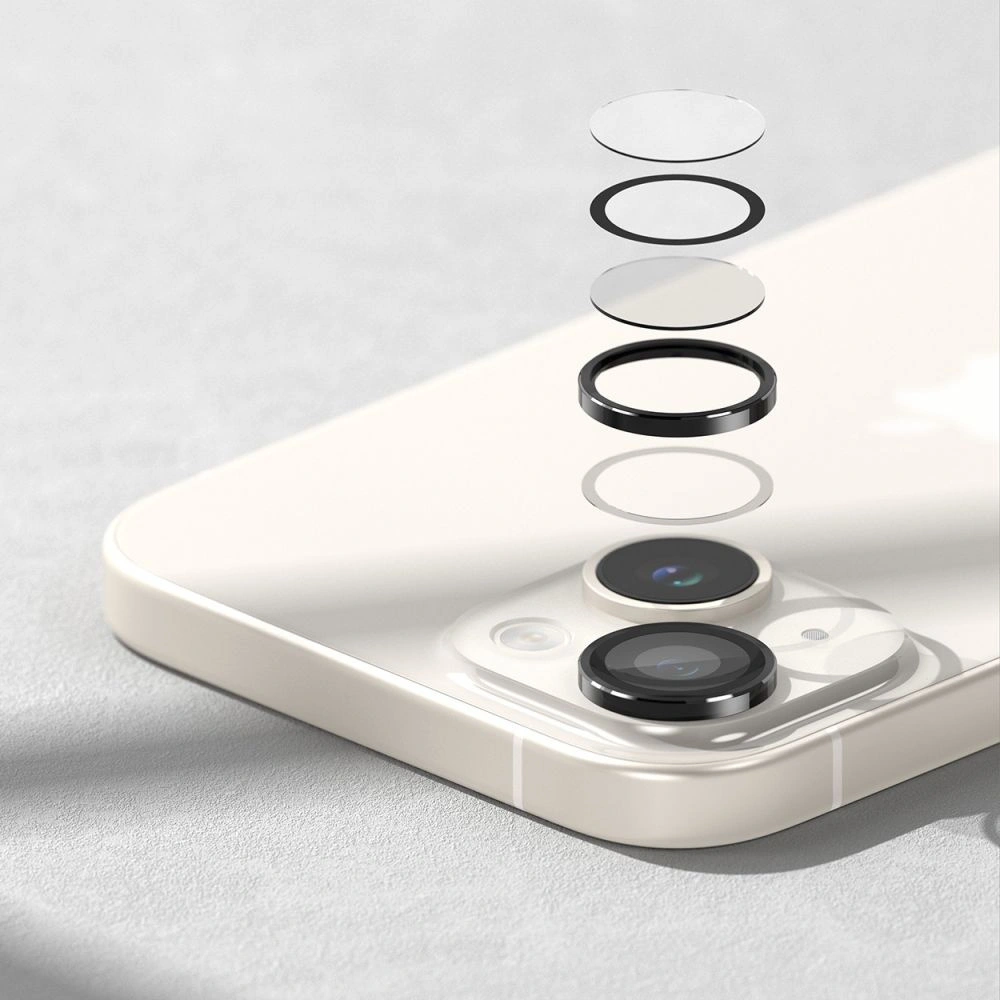 Wholesale Ringke Camera Frame Protector Apple iPhone 15 / 15 Plus Black - RGK1888 - {ean13} - Hurt