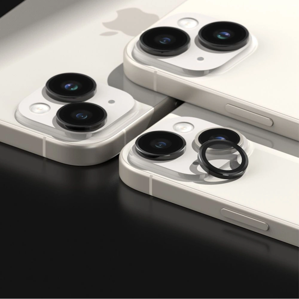 Wholesale Ringke Camera Frame Protector Apple iPhone 15 / 15 Plus Black - RGK1888 - {ean13} - Hurt