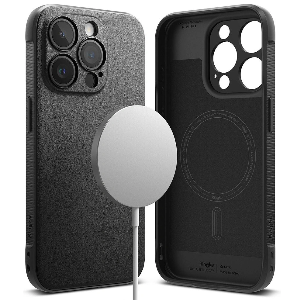 Hurtownia GSM - Case Ringke Onyx Magnetic MagSafe Apple iPhone 15 Pro Max Schwarz - RGK1889 - {ean13} - Hurt