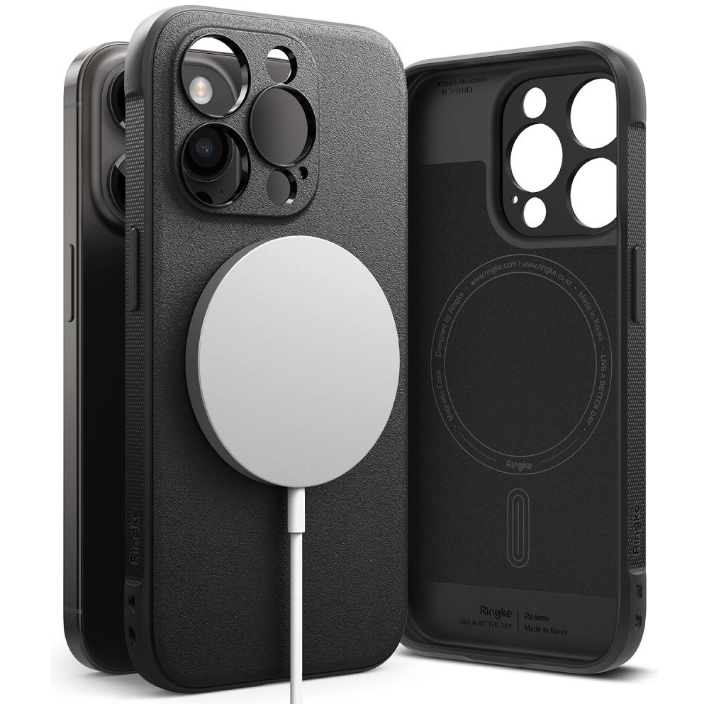 Hurtownia GSM - Etui Ringke Onyx Magnetic MagSafe Apple iPhone 15 Pro Negru - RGK1890 - {ean13} - Hurt