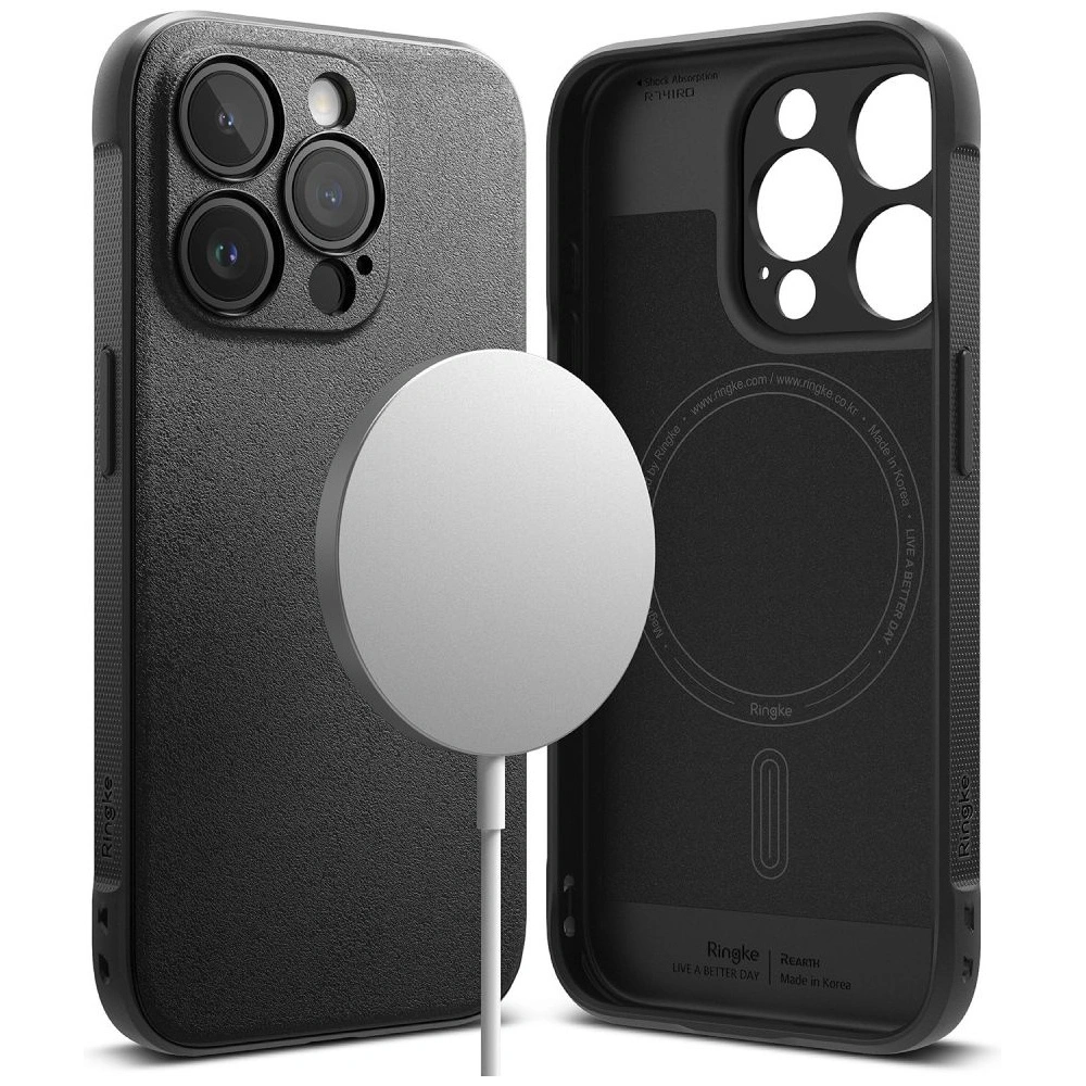 Hurtownia GSM - Case Ringke Onyx Magnetic MagSafe Apple iPhone 15 Pro Schwarz - RGK1890 - {ean13} - Hurt
